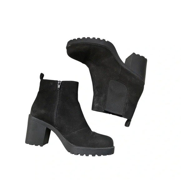 Vagabond black chunky heel boot size 39 - Picture 1 of 9